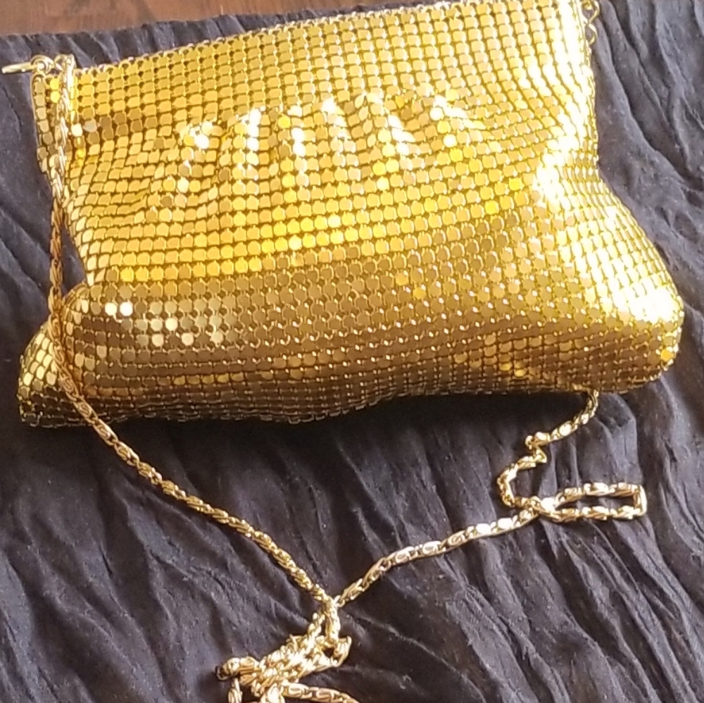 SOLD  Gold sequin purse  SOLD
